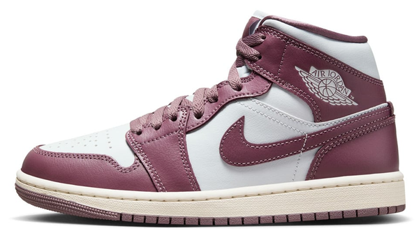 Fioletowe Buty Nike Air Jordan 1 Mid Sky Mauve BQ6472-050 43 Damskie