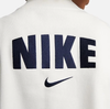 Nike Bluza Męska - Rozpinana - Biała - Rozmiar L - Sportswear Varsity Retro Fleece Sweatshirt - FJ0556-030