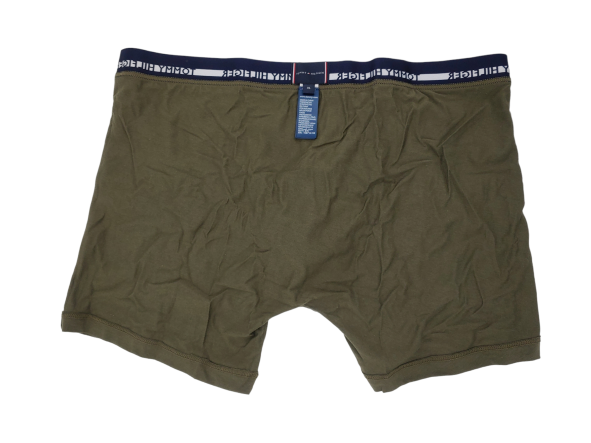 Tommy Hilfiger Bokserki Męskie 3szt.- 3 kolory - Pomarańczowy Granatowy Zielony - Rozmiar XL