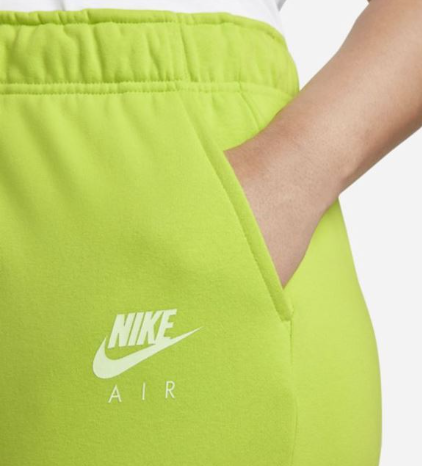 Zielone spodnie Nike Air DN4997-321 1X Plus Size Loose Fit