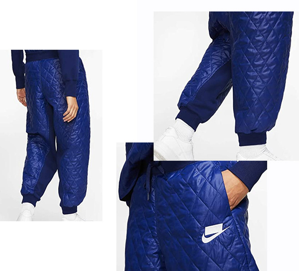 Niebieskie Damskie Spodnie Nike Joggers M CJ6256-492