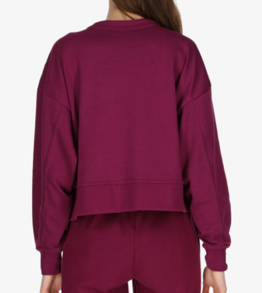 Fioletowa Bluza Damska Nike Get Fit DD6130-610 S Dri-FIT Oversize