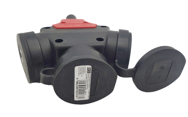 Gniazdo Wtykowe PCE 25311-S 3-Drożne Szare 16A