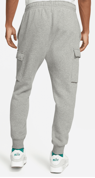 Szare Joggery Męskie Nike Club Fleece Cargo DR9280-063 XS