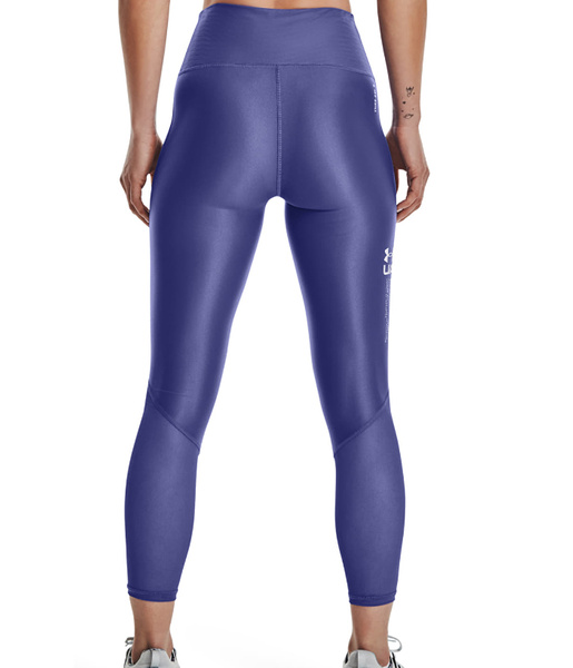 Fioletowe Damskie Legginsy UA Iso-Chill 7/8 SM 1361023-561