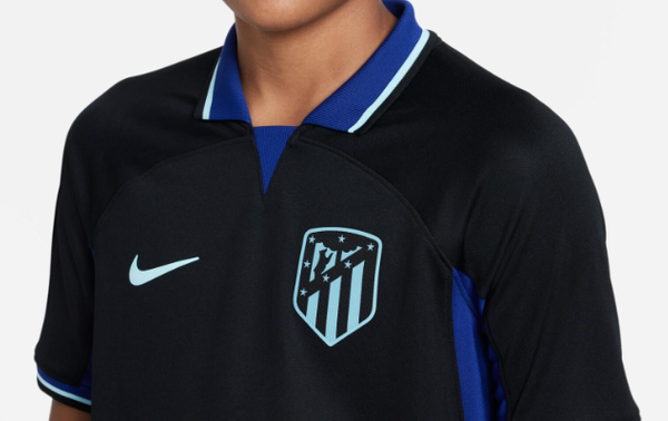 Czarna Koszulka Junior Nike Atlético de Madrid DJ7842011 S 128-137 cm