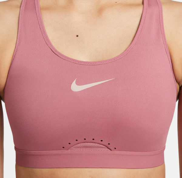 Różowy biustonosz sportowy Nike DriFit Swoosh S DD0428-667