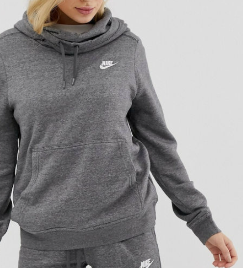 Szara Bluza Damska Nike Funnel Neck Hoodie XS 853928-071