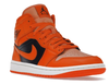 Pomarańczowe Buty Nike Air Jordan 1 Mid Orange Black DM3381-600 44,5 Damskie