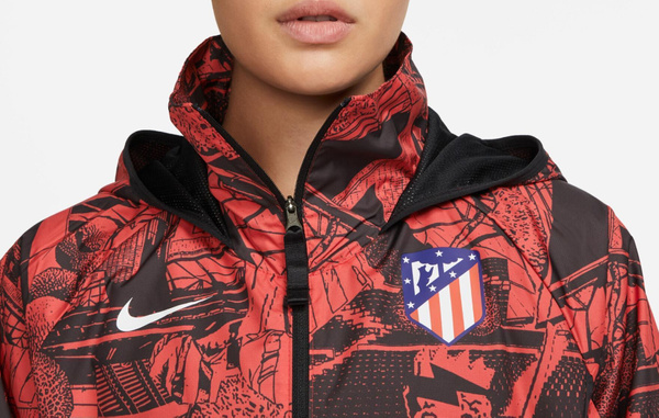 Nike Kurtka Damska - Atletico Madryt 22/23 - Wodoodporna - Rozmiar L - LooseFit - DJ9713-611