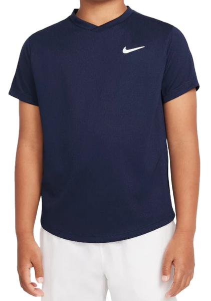 Granatowa Koszulka Nike CV7565-451 XL Junior Chłopięca