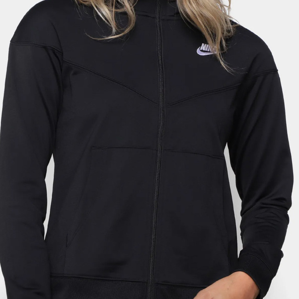 Czarny Dres Damski Nike BV4958011 L Rozpinany