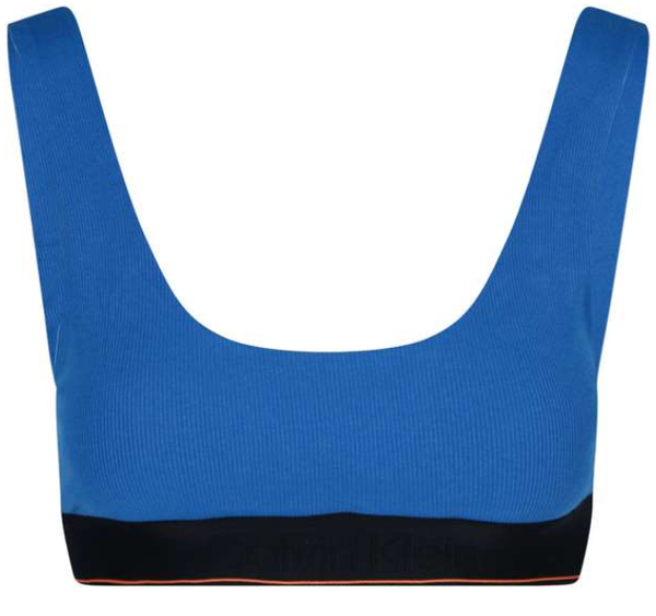 Biustonosz Calvin Klein - Braletka - Stanik w Kształcie U - Niebieski - Rozmiar M - 0040106WAE X2E
