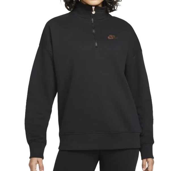 Czarna Bluza Damska Nike DO2552-010 L Oversize Fleece