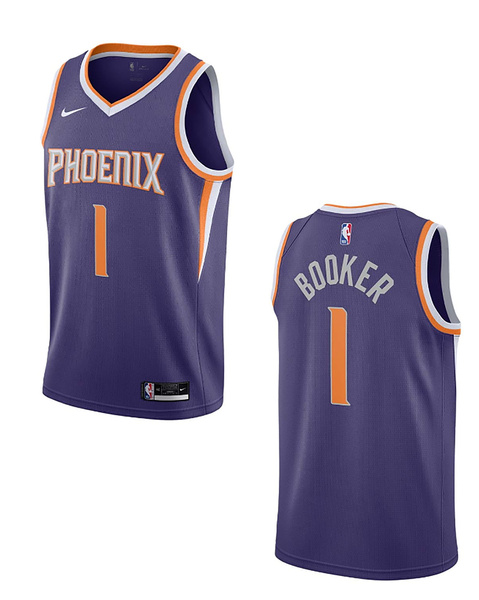Koszulka NBA Suns Nr 1 Booker Fiolet Icon Edition S - CW3679567