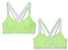 Zielony Biustonosz Under Armour Sportowy SM Crossback Low