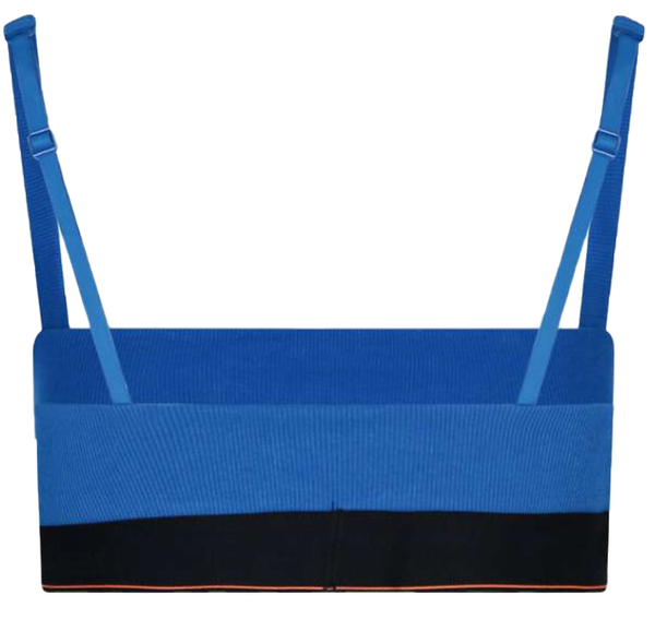 Biustonosz Calvin Klein - Braletka - Niebieski Stanik - Rozmiar M - 0040109WAE X2E