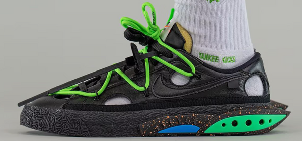 Buty Sportowe Nike Blazer Low Czarny Zielony DH7863-001 38,5