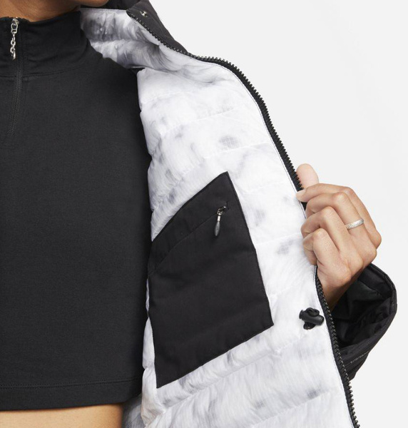 Czarna Kurtka Damska Nike DD4644-010 M Repel Therma-FIT