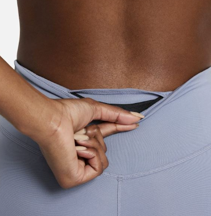 Niebieskie Legginsy Damskie Nike XS DD0245-493 Dri-FIT 3/4