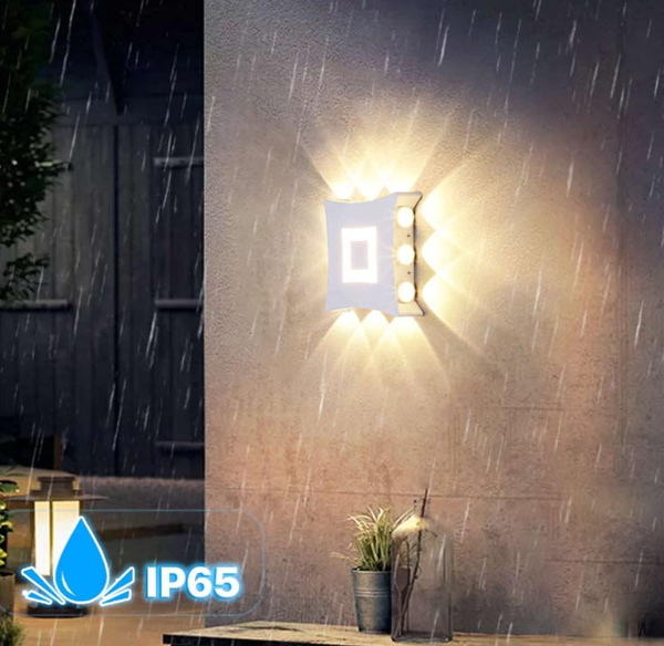 Lampa LED ENCOFT 18W IP65 Elewacyjna Biała