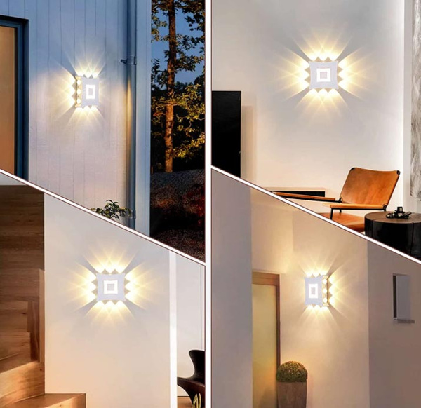 Lampa LED ENCOFT 18W IP65 Elewacyjna Biała