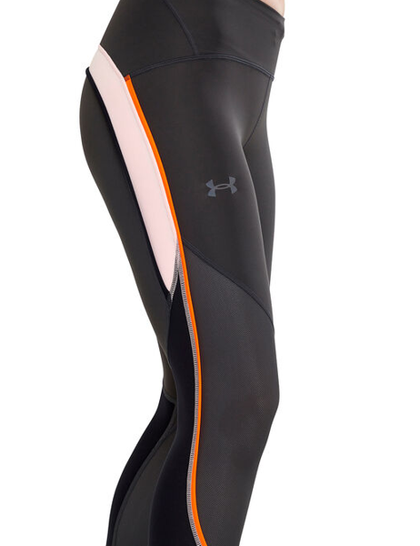 Czarne Damskie Legginsy UA Fly Fast 7/8 SM 1361386-010
