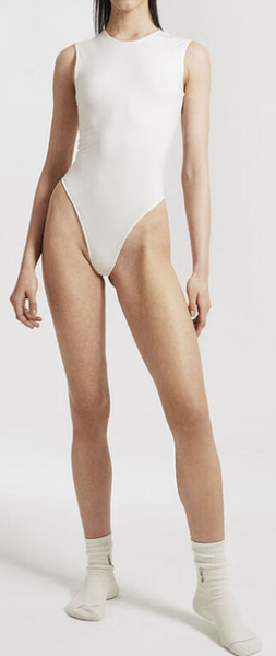 Calvin Klein - Body Damskie bez Rękawów - Beżowe - Rozmiar XL - 0040102WAEYAS