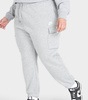 Szare spodnie Nike Club Fleece DV5083-063 1X Cargo Plus Size