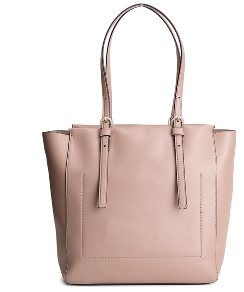 Beżowa Torebka Damska Calvin Klein A4 Shopperka