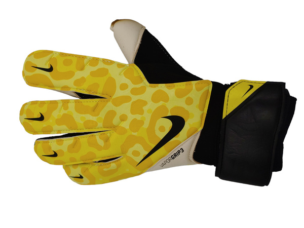 Jasnożółte Rękawice Nike Vapor Grip3 z Plamami Rozmiar 9