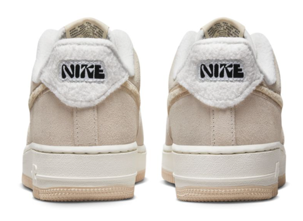 Beżowe Buty Nike Air Force 1  Sanddrift Fleece DQ7583-001 43 Damskie