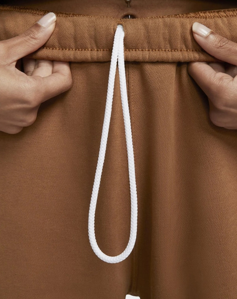 Spodnie Nike Fleece Pant Loose Fit XXS CW5565-270 Brązowe