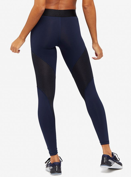 Niebieskie Legginsy Damskie Nike M AO9228451 Pro Warm 7/8