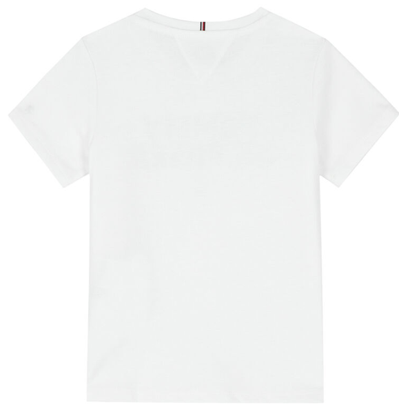 Tommy Hilfiger Bluzka Dziecięca Biała z Napisem KG0KG06304 80 cm