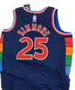 Granatowa Koszulka NBA Sixers Simmons City Edition S