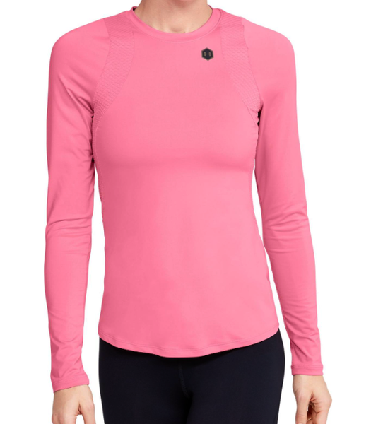 Różowa Koszulka Damska Under Armour SM 1355582691 HeatGear Rush Celliant