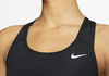 Biustonosz Sportowy Nike Swoosh Dri-FIT Czarny M BV3630-010