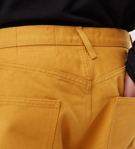 Pomarańczowe Spodnie Męskie Calvin Klein Straight Leg K10K109178ZCE 32