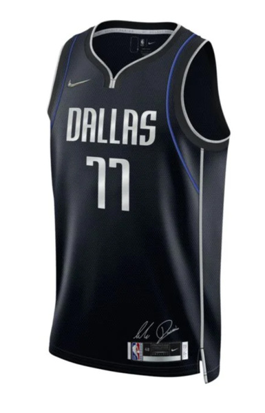 Czarna Koszulka NBA Luka Dončić Dallas Mavericks M - DH8069010