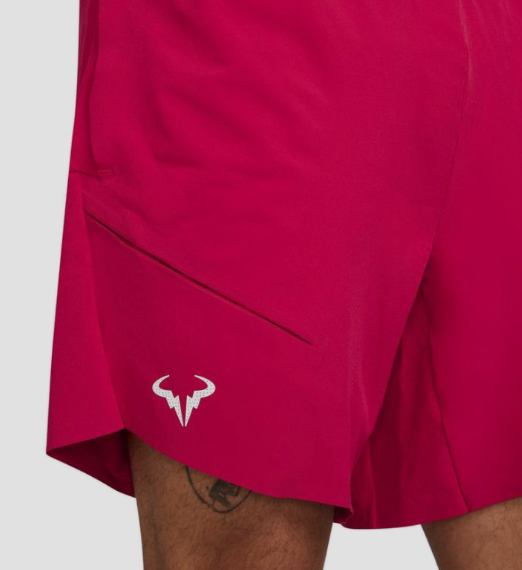 Czerwone Spodenki Nike DD8543-614 XL Męskie Court Rafa