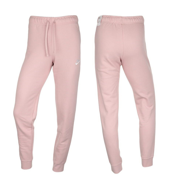 Nike Spodnie Dresowe Damskie - Bez Kieszeni - Różowe - Rozmiar XL - Sportswear Club Fleece - DQ5174-601