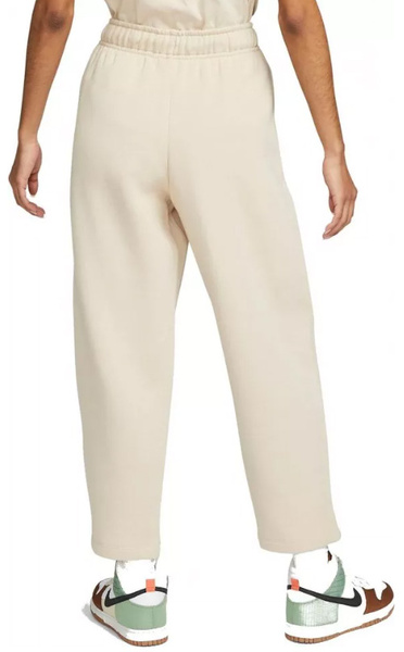 Damskie Spodnie Nike Beżowe Fleece 7/8 M - DD5636-219
