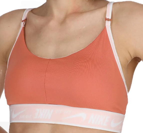 Biustonosz Sportowy Damski Nike Indy Dri-FIT Pomarańczowy XS DM0560-827
