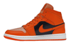 Pomarańczowe Buty Nike Air Jordan 1 Mid Orange Black DM3381-600 44,5 Damskie