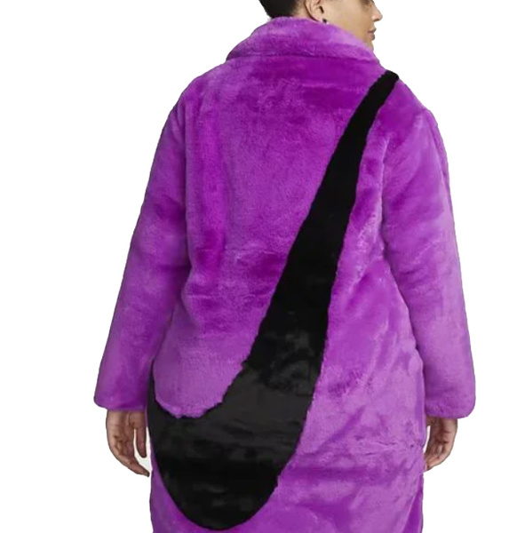 Fioletowa Kurtka Nike Plush Plus Size 1X DX6417-551