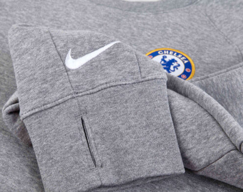 Szara Męska Bluza Nike Fleece Chelsea FC S CI9516-063