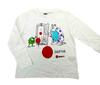 Limitowana Bluzka Dziecięca Disney Sulley & Mike Biała 3-4 lata