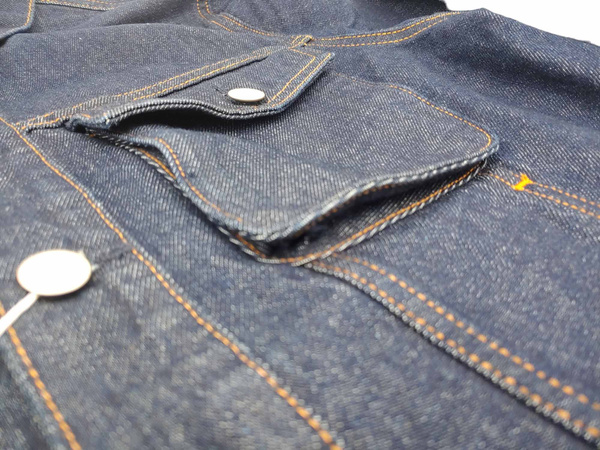 Granatowa Kurtka Męska Calvin Klein Canvas Trucker K20K203541DVB M