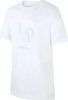 Biała Koszulka Nike CD1487-100 L Junior Chłopięca Francja